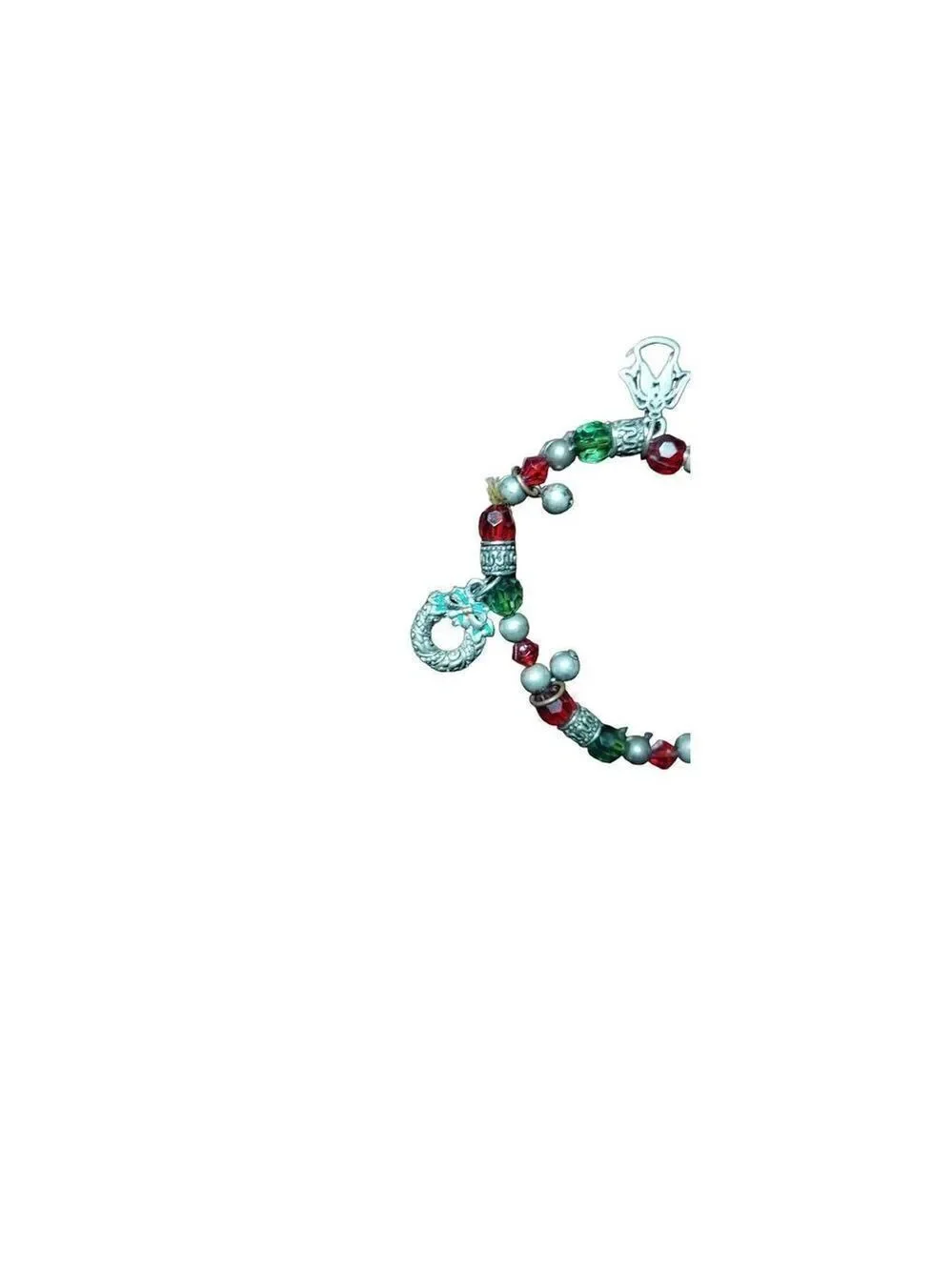 Christmas Holiday Jingle Stretchy Bracelet 7 Inch